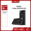 Sạc dự phòng Pisen Power Cube 20000mAh ( Type-C, 2x USB Smart ) Black