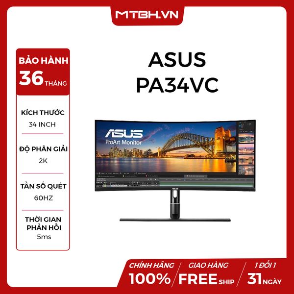 LCD ASUS 34 INCH PA34VC Chuyên Đồ Họa