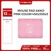 MOUSE PAD AKKO PINK COLOR 450x350x3