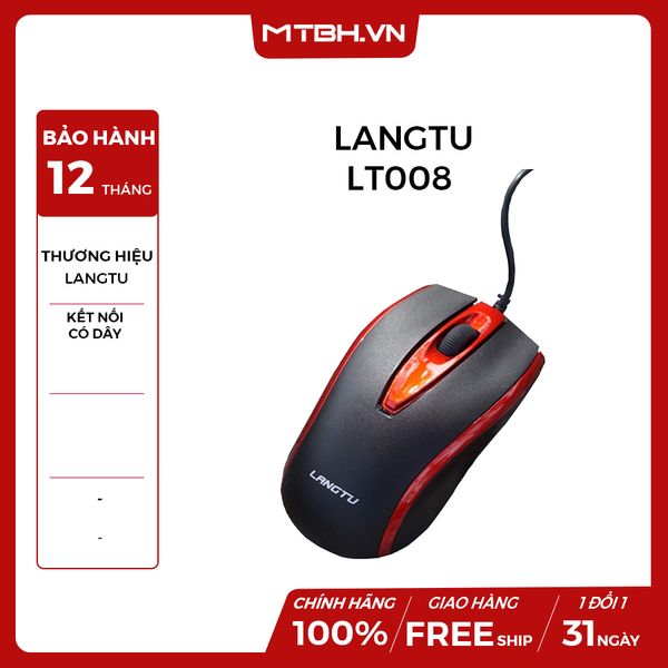 CHUỘT LANGTU LT008 RED NEW