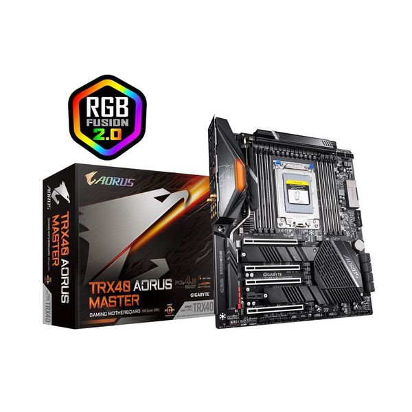 MAIN GIGABYTE TRX40 AORUS MASTER (AMD TRX40, Socket sTRX4, E-ATX, 8 khe RAM DDR4)