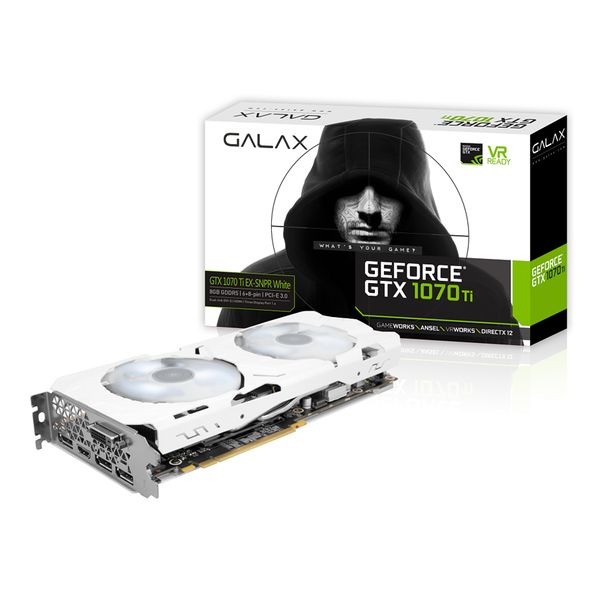 VGA GALAX GTX 1070TI 8G EX-SNPR WHITE NEW