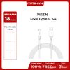 Cáp Pisen USB Type-C 3A (TC05-1000, Quick Charging)1000mm White