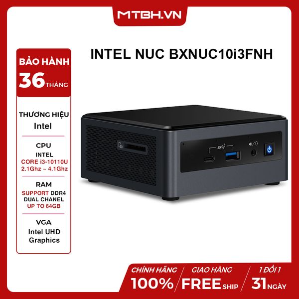 INTEL NUC BXNUC10i3FNH (i3-10110U)