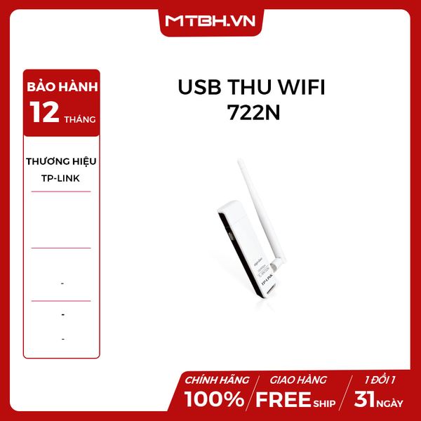 USB THU WIFI TP-LINK 722N-1 ĂN TEN NEW