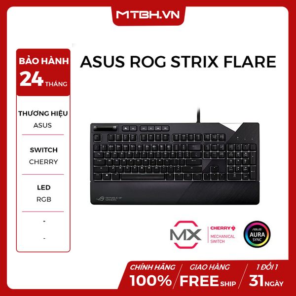 BÀN PHÍM CƠ Asus ROG Strix Flare - Pro Gaming Keyboard (BLUE SWITCH)