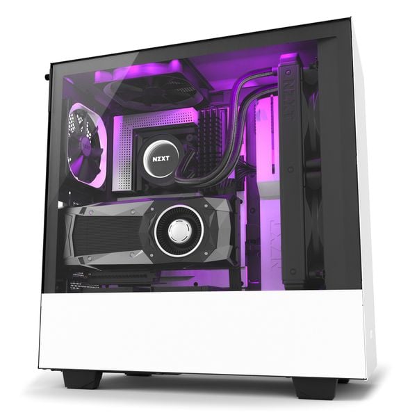 CASE NZXT H500i BLACK/WHITE NEW