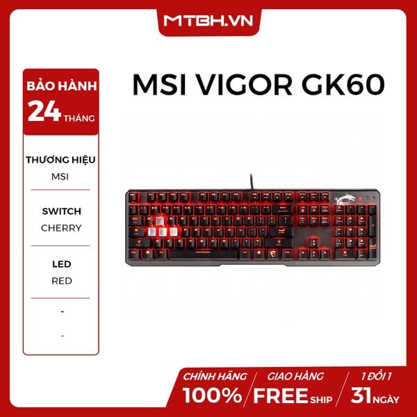 BÀN PHÍM CƠ MSI VIGOR GK60
