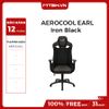 GHẾ AEROCOOL GAMING CHAIR EARL Iron Black / Race-Cushion-V1