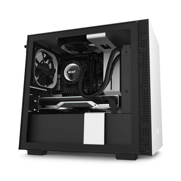 CASE NZXT H210 MATTE WHITE MINI TOWER