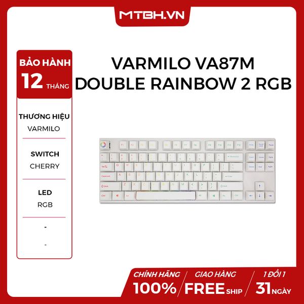 BÀN PHÍM CƠ VARMILO VA87M DOUBLE RAINBOW 2 RGB