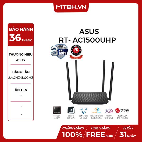 BỘ PHÁT WIFI ASUS RT-AC1500UHP - 4 ANTEN