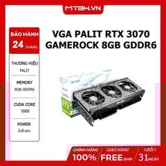 VGA PALIT RTX 3070 GAMEROCK 8GB GDDR6