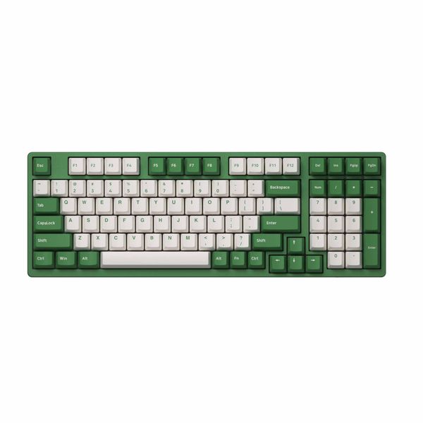 Bàn Phím Cơ AKKO 3098 DS Matcha Red Bean (Gateron Cap Yellow)