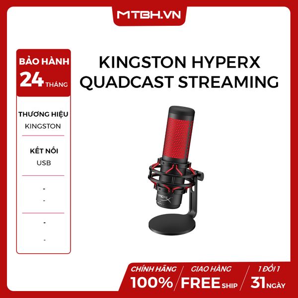 MICROPHONE HP HYPERX QUADCAST STREAMING