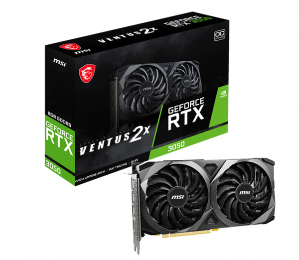 VGA MSI RTX 3050 VENTUS 2X 8G OC