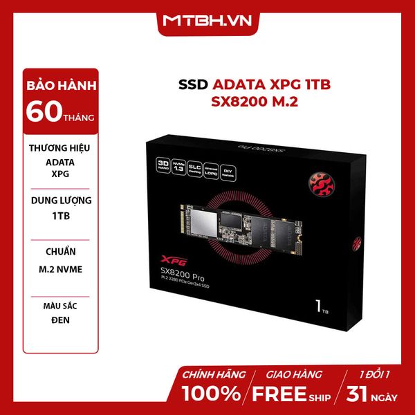 SSD ADATA XPG 1TB SX8200 M.2 NEW