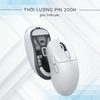 CHUỘT GAMING KHÔNG DÂY ATTACK SHARK X3 - TRẮNG / Pixart 3395 / BLUETOOTH / WIRELESS 2.4G / Type-C | SIÊU NHẸ 50g