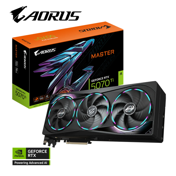 VGA Gigabyte RTX 5070 Ti AORUS MASTER 16GB