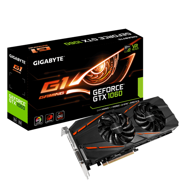 VGA GIGA GTX 1060 3GB (N1060WF2OC-3GD) NEW