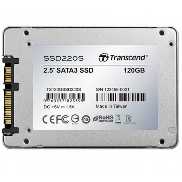 SSD TRANSCEND 120GB SSD220S NEW