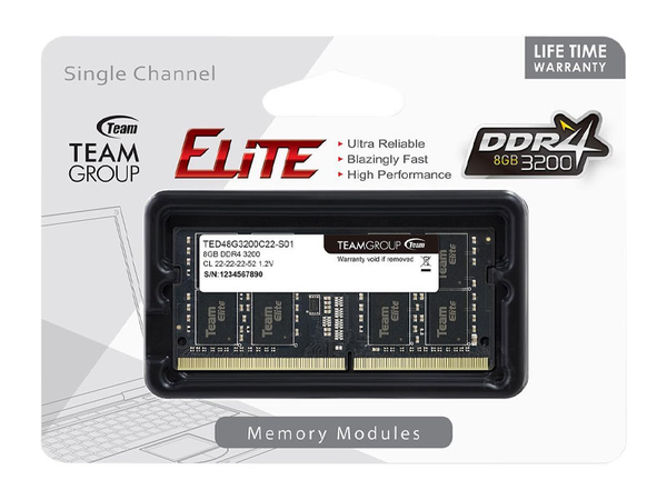 Ram Laptop DDR4 TeamGroup Elite 8GB 3200MHz