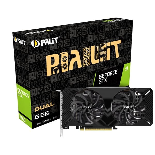 VGA PALIT GTX 1660 6GB DUAL NEW