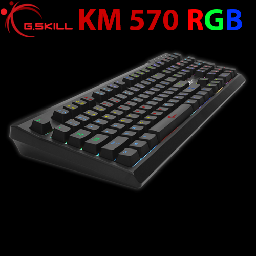 BÀN PHÍM CƠ GSKILL Ripjaws KM570 RGB RED NEW BH 24TH