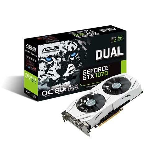 VGA ASUS GTX 1070 OC 08G DUAL NEW BH 36TH