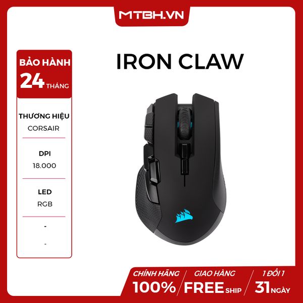 CHUỘT CORSAIR IRONCLAW RGB WIRELESS