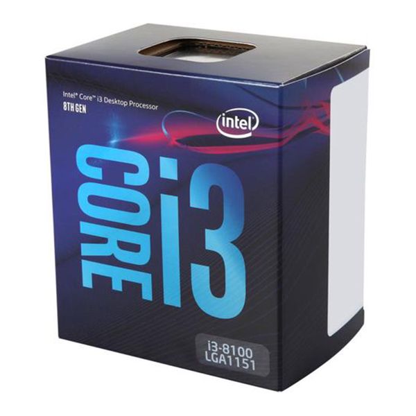 CPU CORE I3 8100 SK1151 V2 COFFEE LAKE NEW BOX CTY