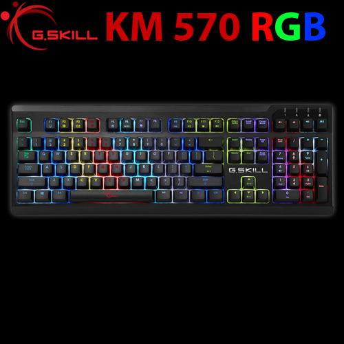 BÀN PHÍM CƠ GSKILL Ripjaws KM570 RGB RED NEW BH 24TH