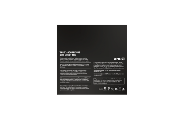 CPU AMD Ryzen 7 9700X (3.8 GHz Boost 5.5 GHz | 8 Cores / 16 Threads | 32 MB Cache)