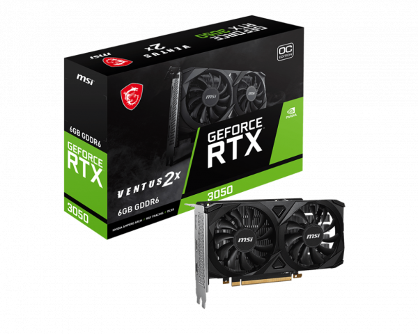 VGA MSI RTX 3050 VENTUS 2X 6G OC