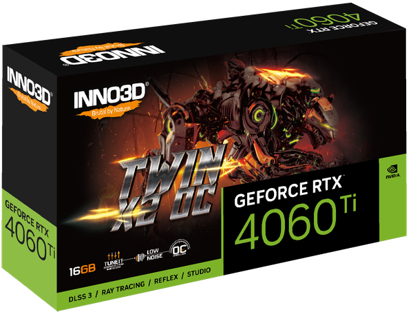 Vga Inno3d RTX 4060 Ti Twin X2 16GB GDDR6