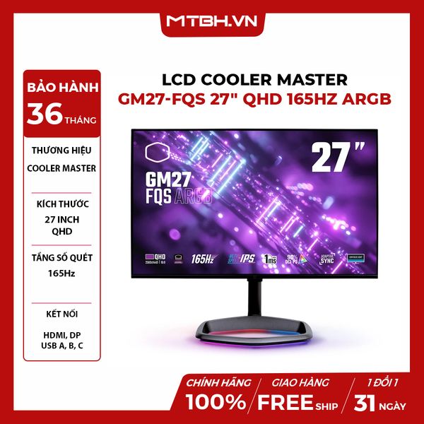 MÀN HÌNH LCD COOLER MASTER GM27-FQS 27