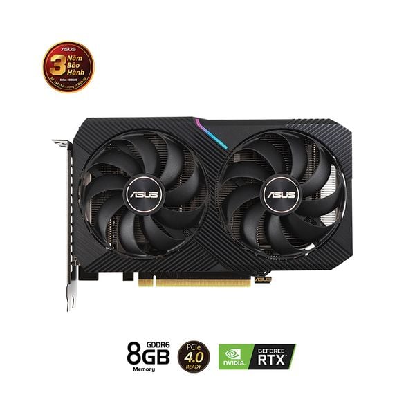 VGA Asus RTX 3050 Dual OC 8GB GDDR6 V2