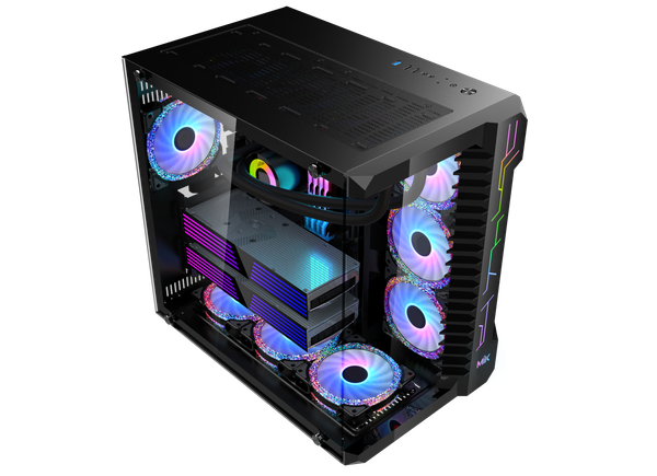 CASE MIK LV07 RGB KÍNH CƯỜNG LỰC BLACK