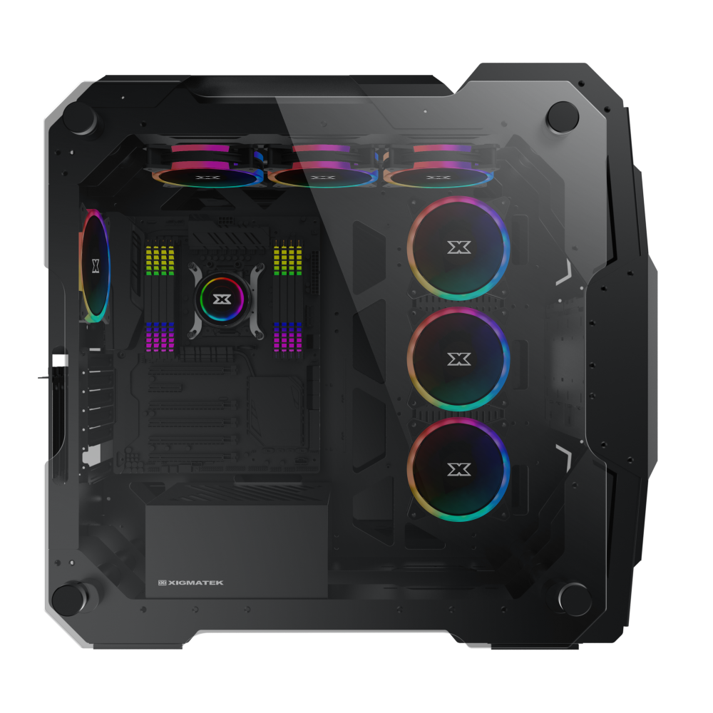CASE XIGMATEK X7 BLACK PREMIUM GAMING EATX Máy Tính Biên Hòa