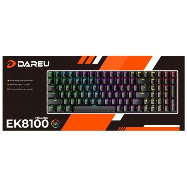 BÀN PHÍM CƠ DAREU EK8100 RGB RED SWITCH