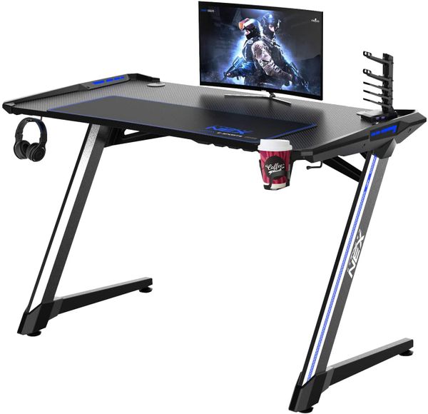 BÀN DXRACER NEX GAMING Z RGB CARBON