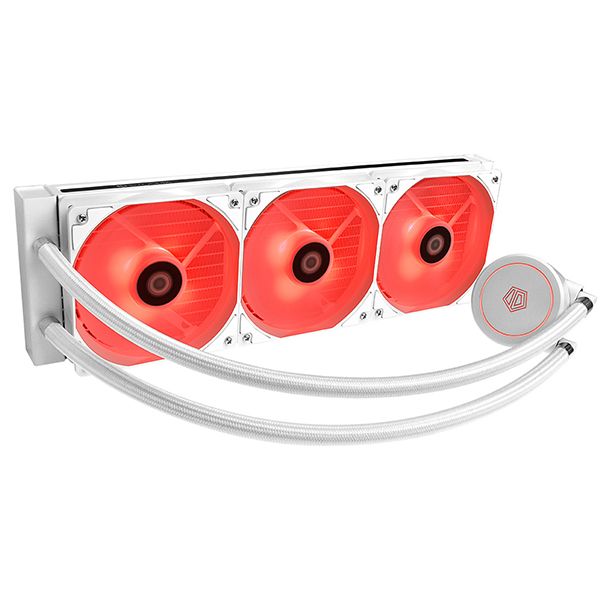 TẢN NHIỆT NƯỚC ID-COOLING AURAFLOW X 360 SNOW ( RGB SYNC, Pump 2100RPM, 360mm Radiator, PWM Fans*2, Intel&AMD )