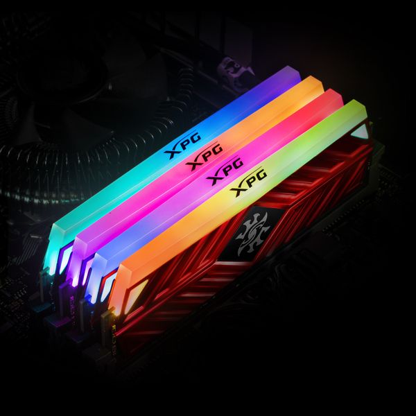 RAM DDR4 8GB ADATA XPG SPECTRIX D41 RGB 3200Mhz NEW ( BLACK )