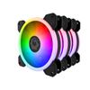 FAN CASE FORGAME CATEYE RGB FAN KIT 3PCS (HUB+REMOTE) NEW