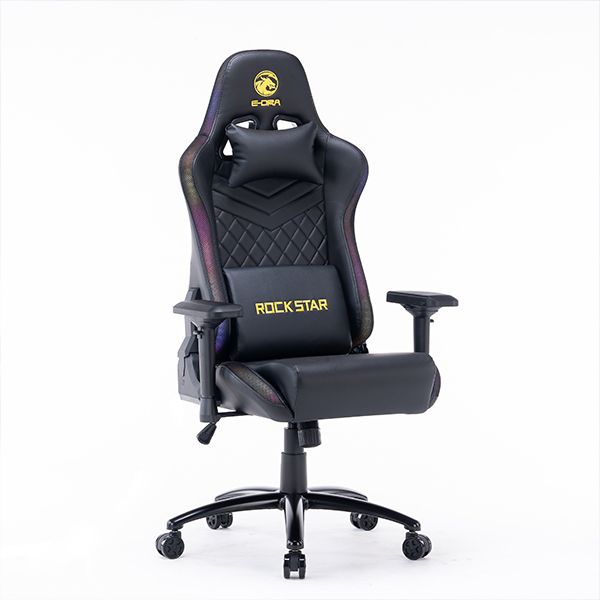 GHẾ E-DRA EGC223 ROCK STAR RGB GAMING BLACK