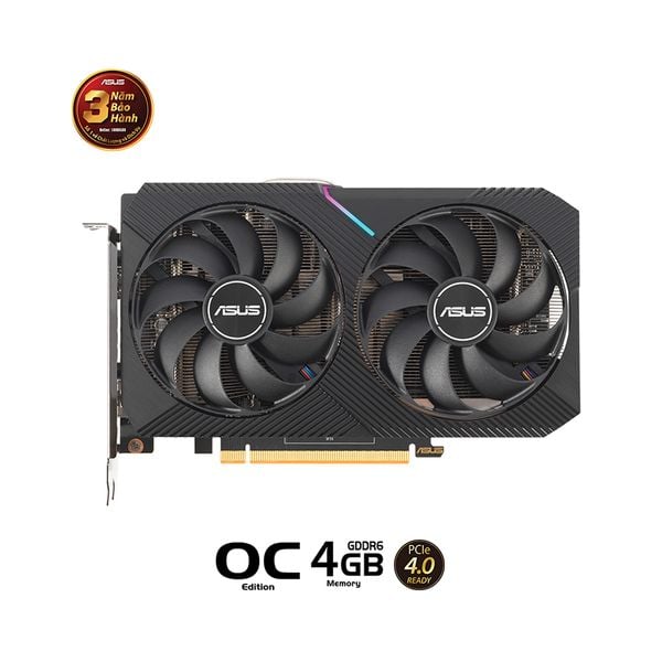 VGA ASUS RX 6500 XT Dual OC Edition 4GB GDDR6