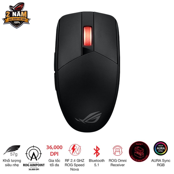 Chuột ASUS ROG Strix Gaming Impact III Wireless