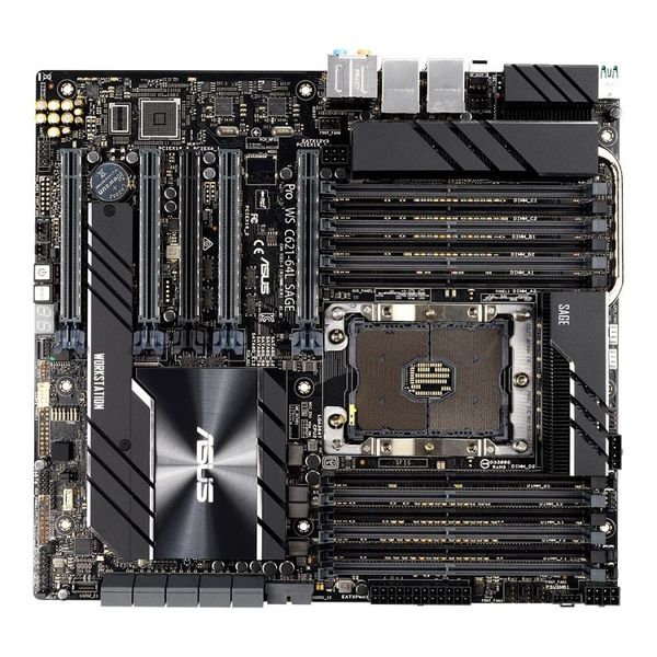 Main ASUS Pro WS C621-64L SAGE (Intel C621, Socket 3647, CEB, 12 khe RAM DDR4)