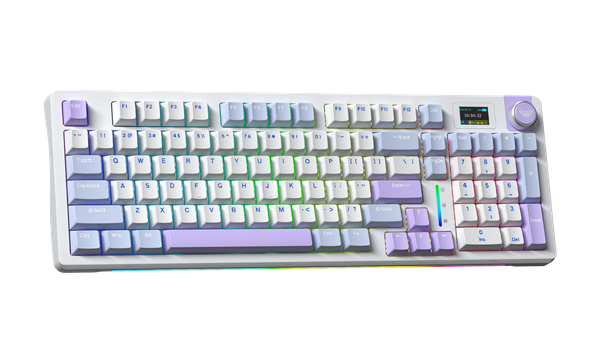 BÀN PHÍM CƠ AULA S98 PRO GAMING 3 MODE (Xanh dương + Trắng + Tím/ Caramel Latte switch)