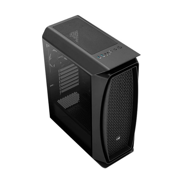 CASE AEROCOOL AERO ONE G-BK GLASS EDITION BLACK